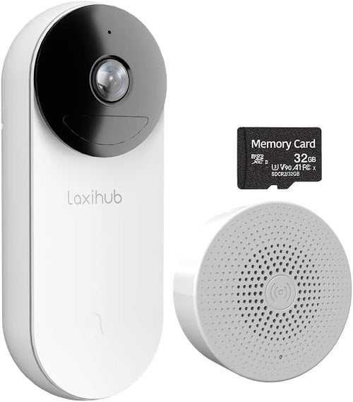 2 Pc Wireless Video Doorbell Camera with Chime N111533