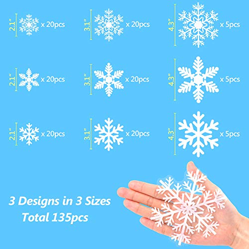 240 Pcs Christmas Window Clings Z841788