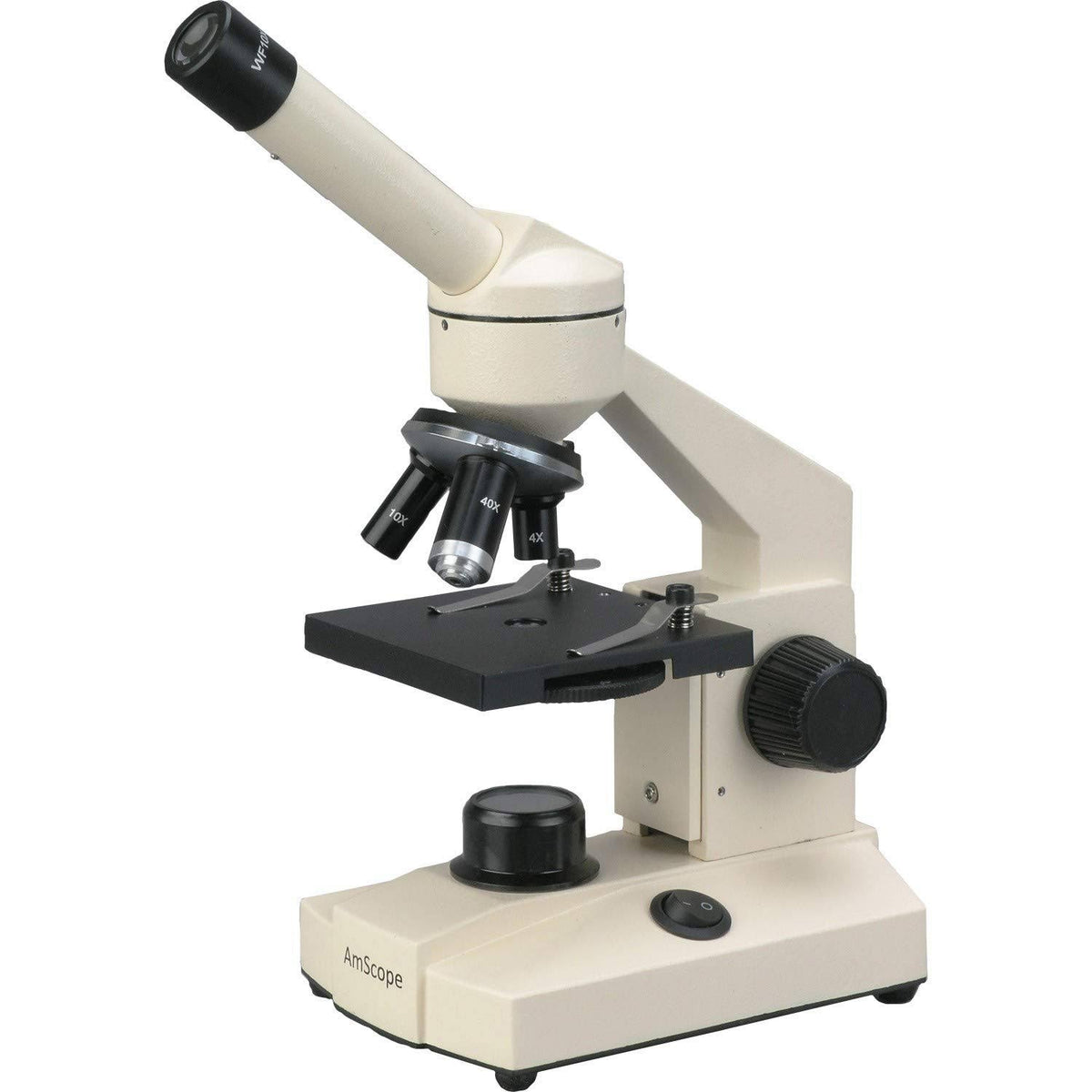 All-Metal All Optical Glass Lens Student Biological Field Microscope with LED Light A144