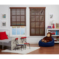 Dark Oak Cordless Faux Wood Blind L986379
