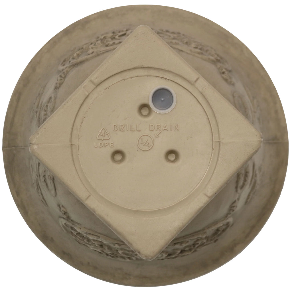 Beige 16" Double-Walled Weather-Resistant Planter L513