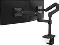 Vertical Stacking Dual Monitor Arm, Matte Black D873