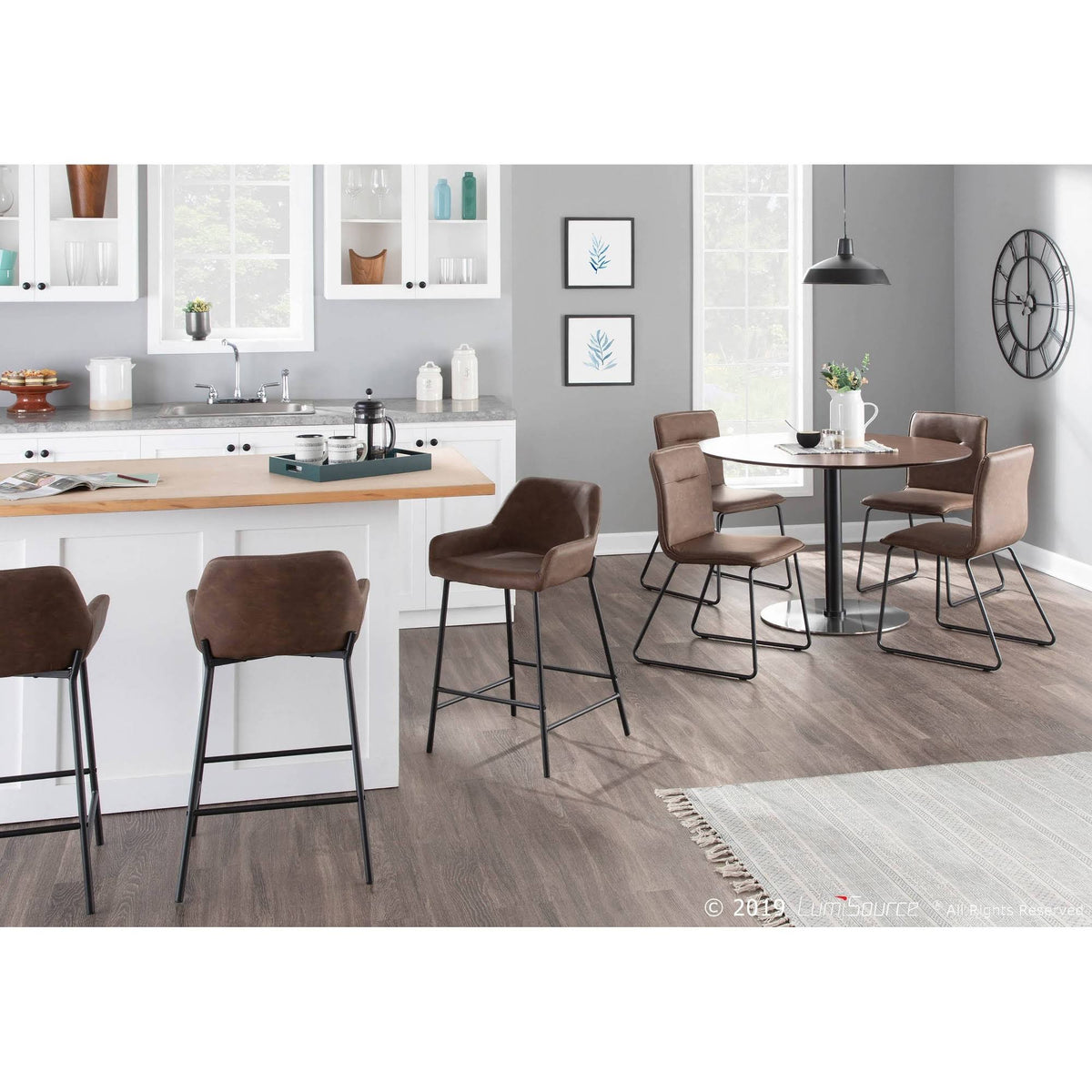 Black Espresso Chair Set of 2 G7776