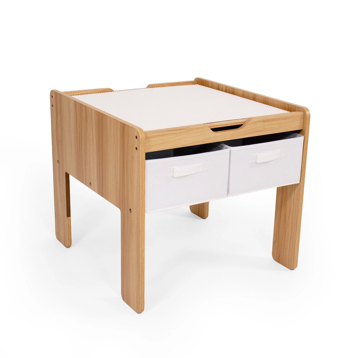 Kids Wood Table with 4 Bins P944