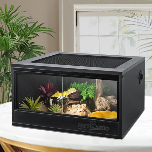 35 Gallon PVC Reptile Tank with Sliding Door F103