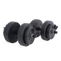 40lb Adjustable Vinyl Dumbbell Set D34643