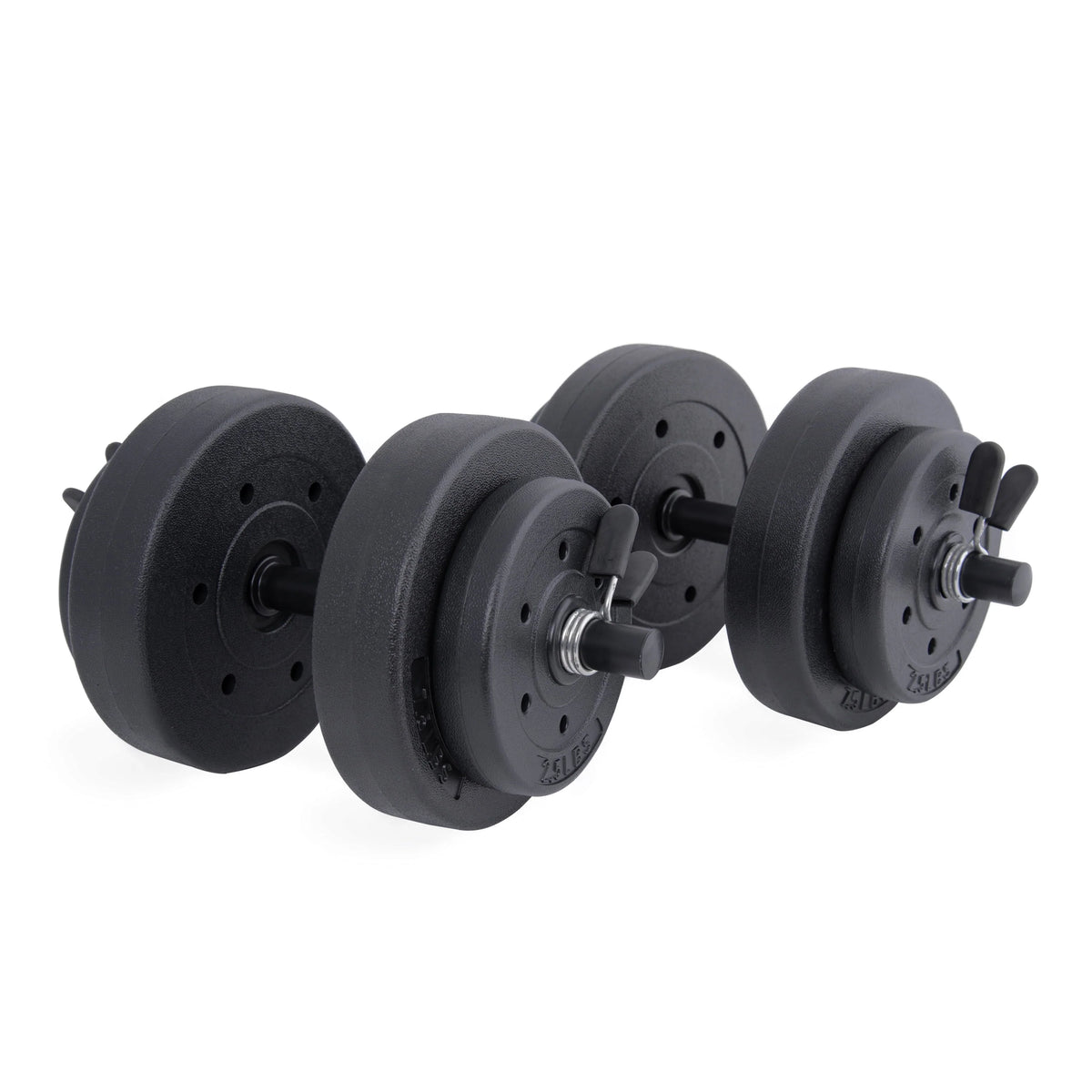 40lb Adjustable Vinyl Dumbbell Set D34643