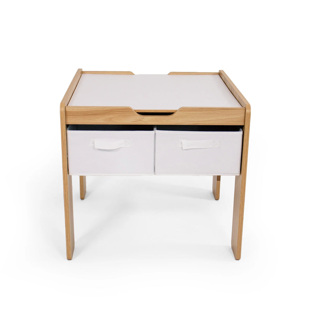Kids Wood Table with 4 Bins P944