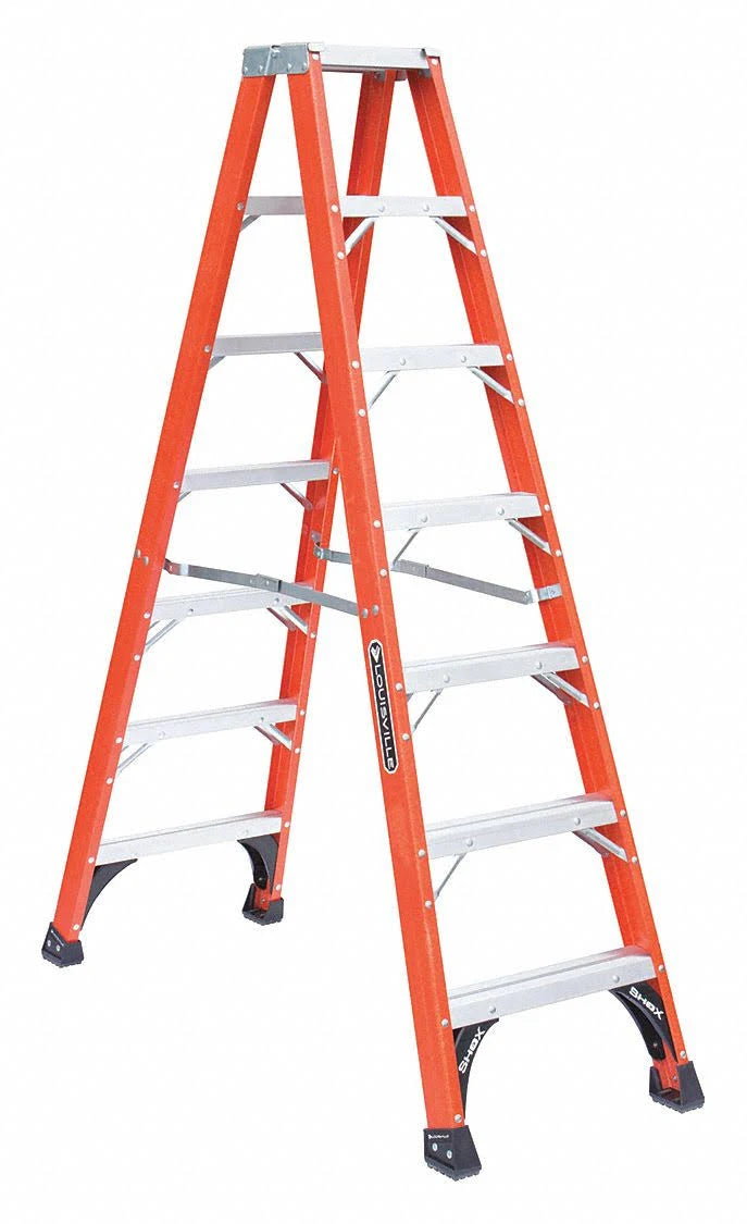 7 Ft. Fiberglass Twin Stepladder M112