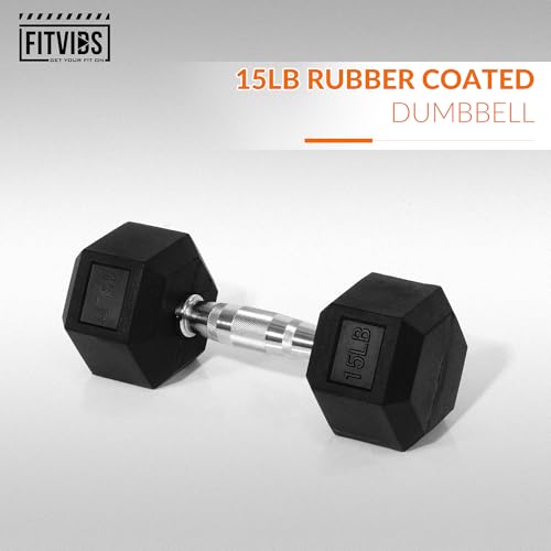 Rubber Coated Hex Dumbbells U483708
