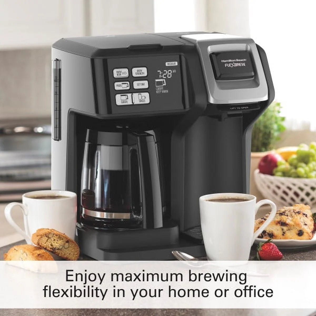 Black Plastic Coffee Maker J304