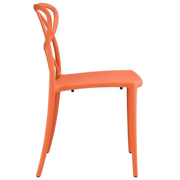 White Dining Side Chair F8505