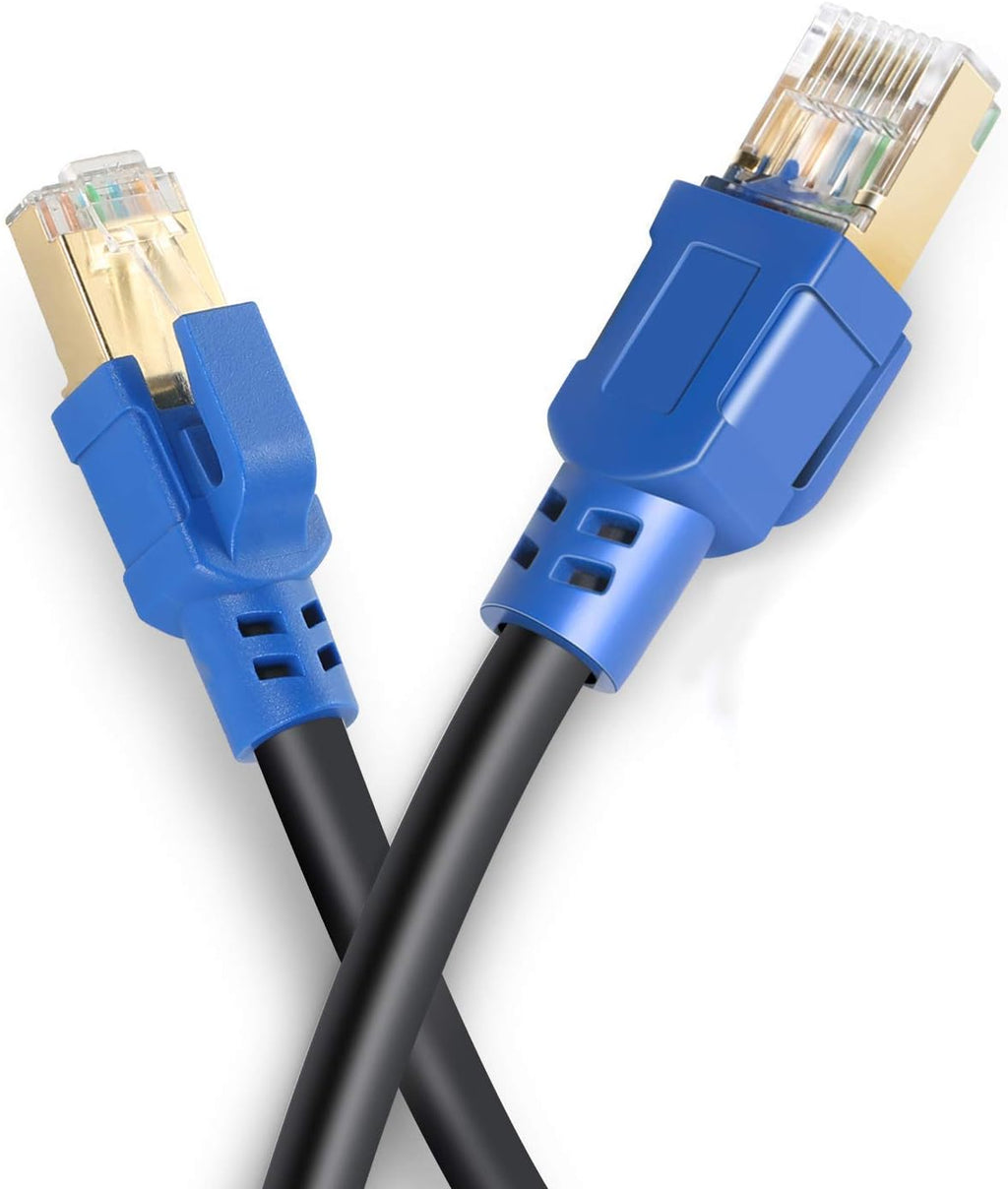 Cat 7 Outdoor Ethernet Cable 300ft RJ45 10Gbps 600Mhz B667227
