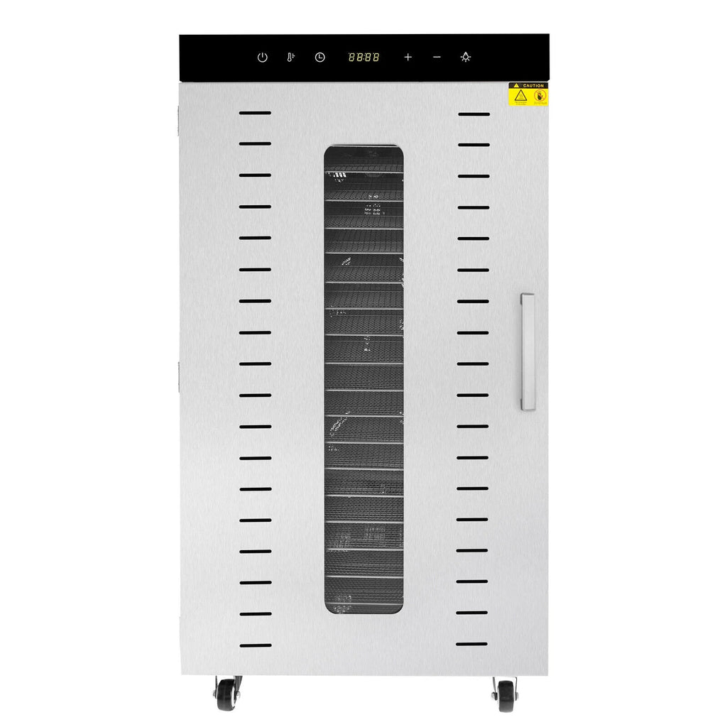1700W Electric Food Dehydrator with Temperature Control 20 Stainless Steel Trays P7405