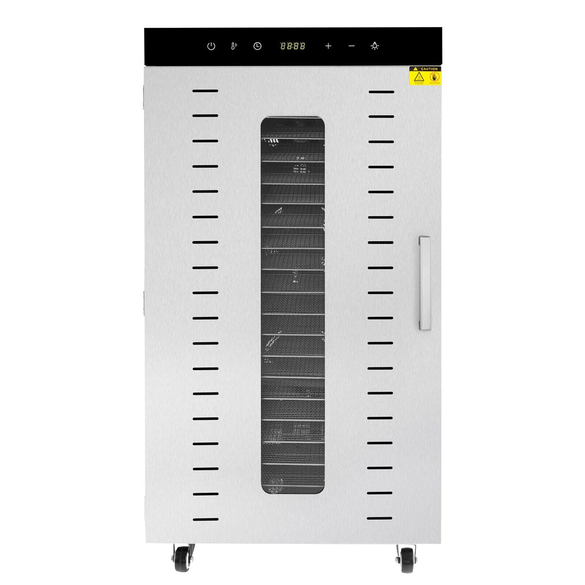 1700W Electric Food Dehydrator with Temperature Control 20 Stainless Steel Trays P7405