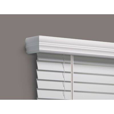White Faux Wood Room Darkening Horizontal Blind X8898