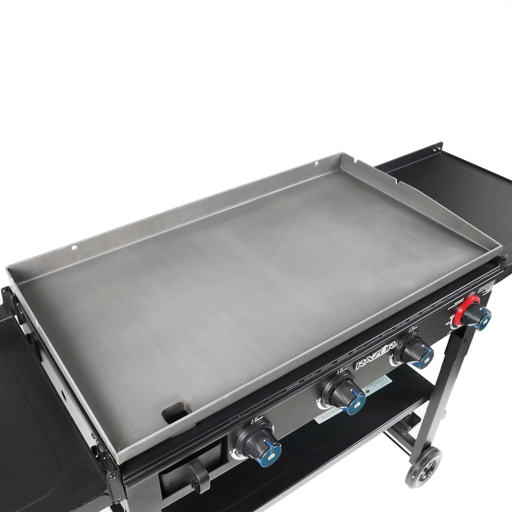 2 Burner LP Propane Gas Griddle with Folding Shelf Y459