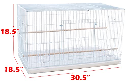 Large Black Breeding Bird Flight Cage L1585