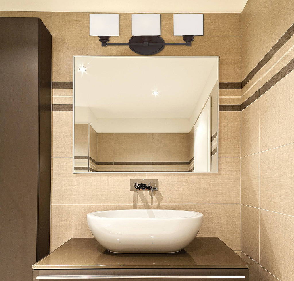 3 Light Satin Nickel Bath Bar E16763