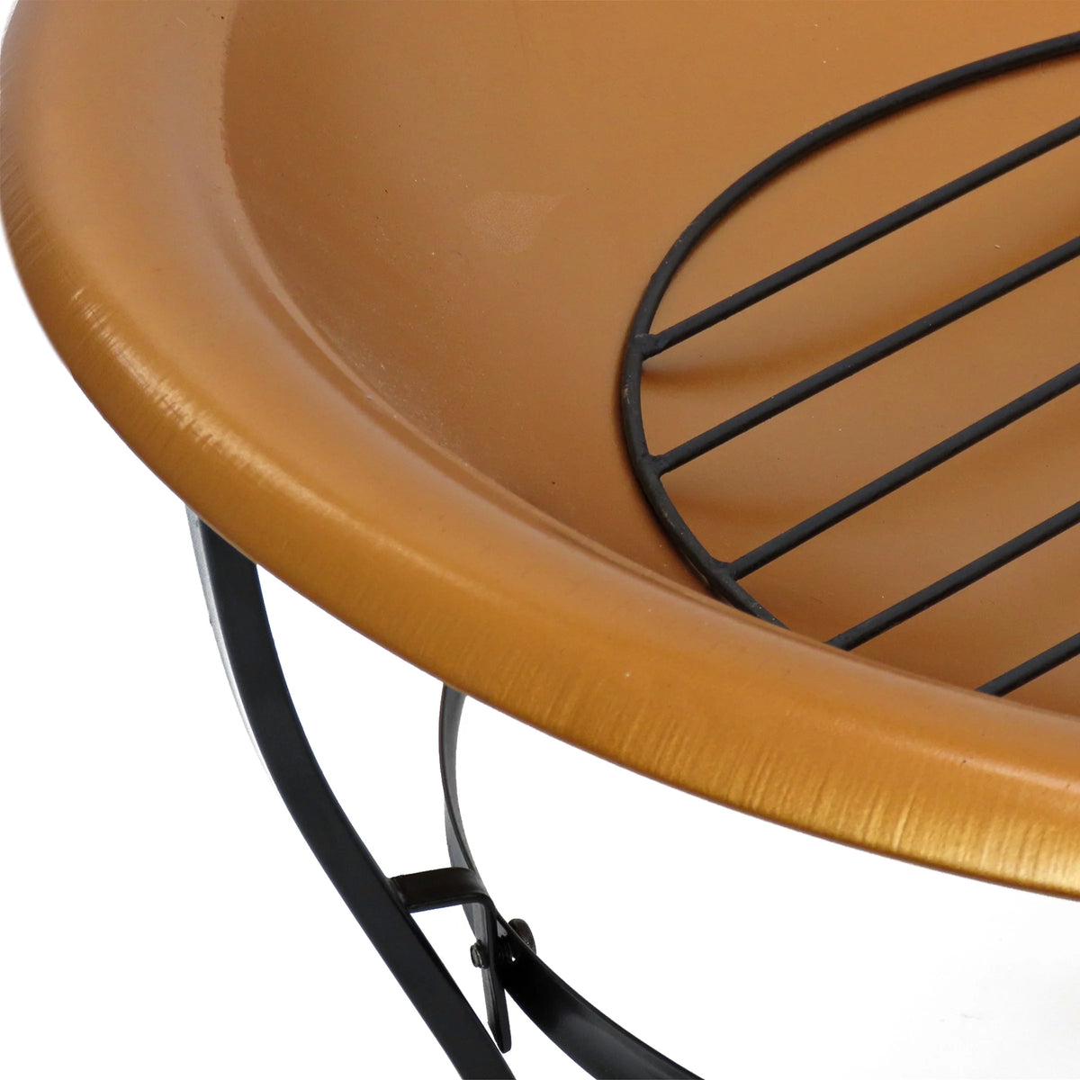 29" Copper Fire Pit with Stand and Screen Q2157