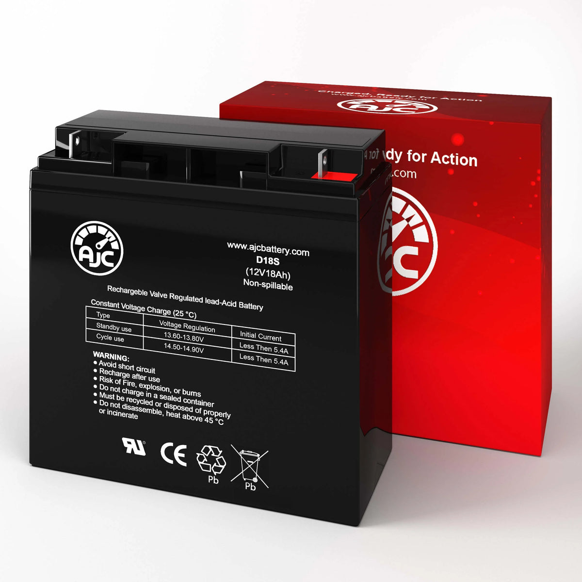 12V 18Ah Electric Scooter Battery P182546