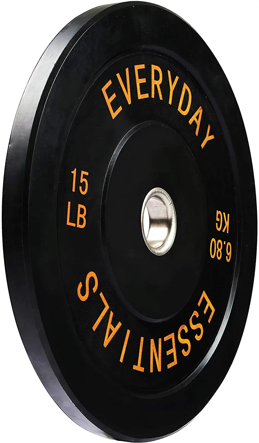 Olympic Bumper Plate Weight Plate Set with Steel Hub, Black, 210 lbs R2792