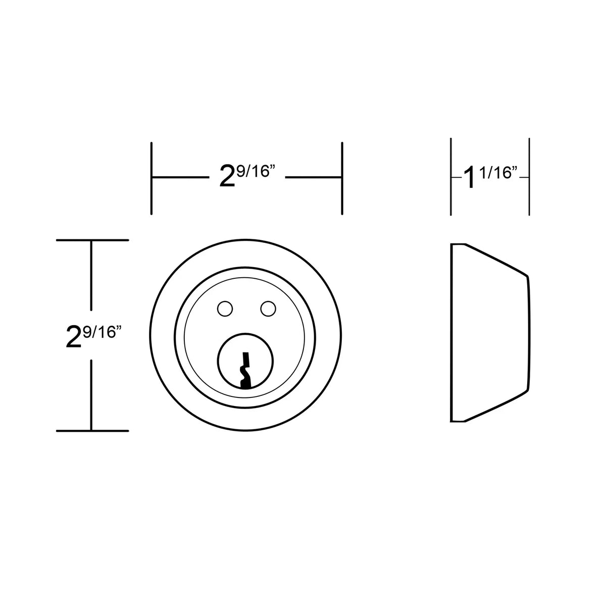 Satin Nickel Remote Deadbolt Q382548