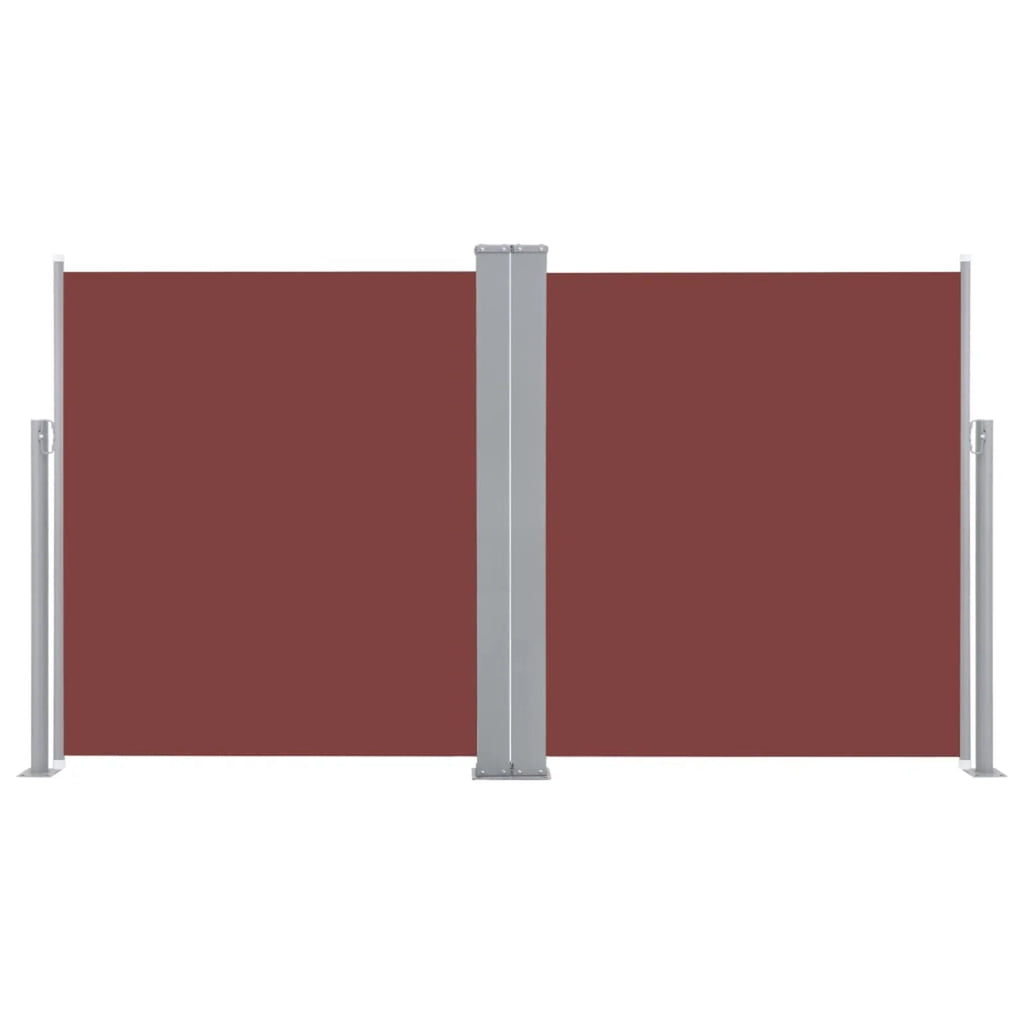 Retractable Side Awning Brown 55.1"x236.2" H531066