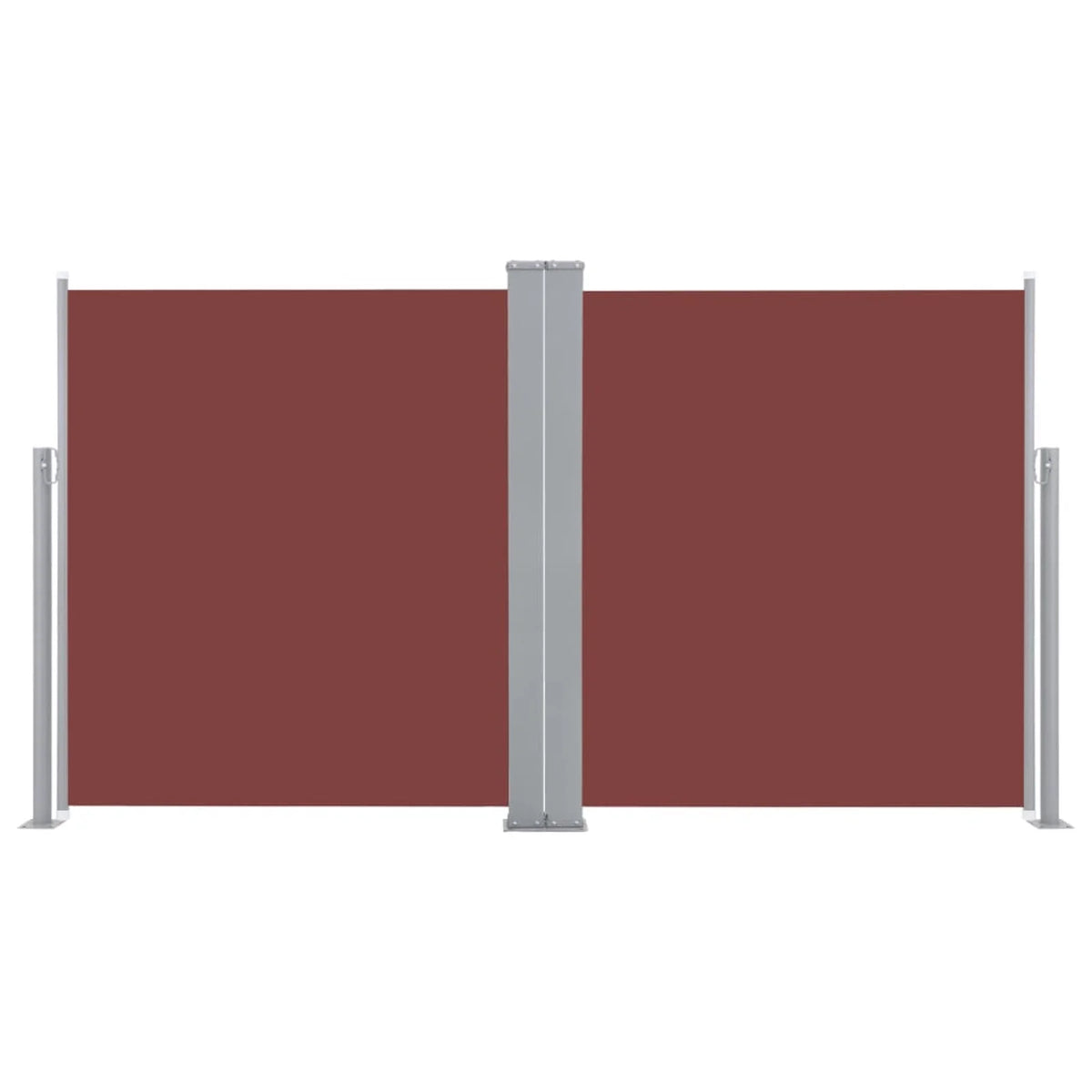 Retractable Side Awning Brown 55.1"x236.2" H531066