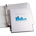 100/Box Clear Letter Vinyl Sheet Protectors Q43148