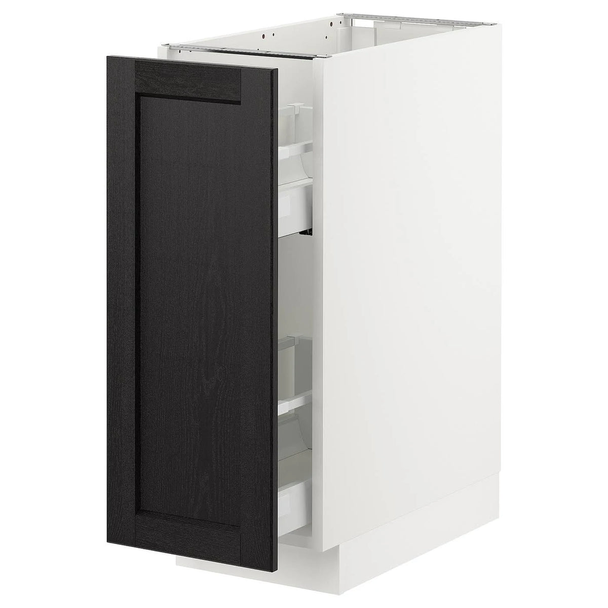 White Base Cabinet with Pull-Out Storage Z162415