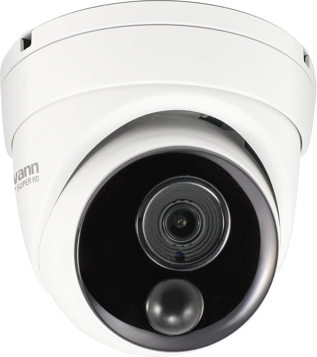 Wired PIR Dome Security Camera, 4K HD Color Night Vision, Indoor/Outdoor O53090