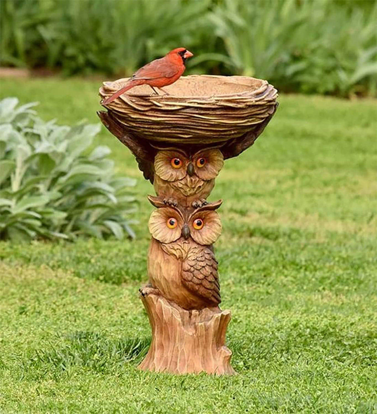 Resin Outdoor Bird Bath Bowl I727298