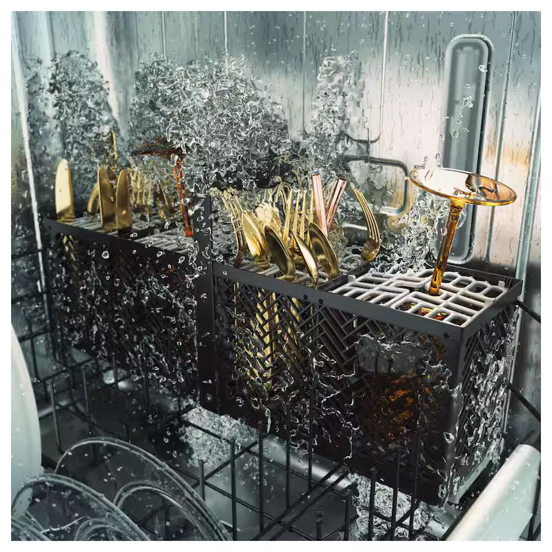 24 in. Built-In Stainless Steel Dishwasher with Stainless Tub, 44 dBA E36698