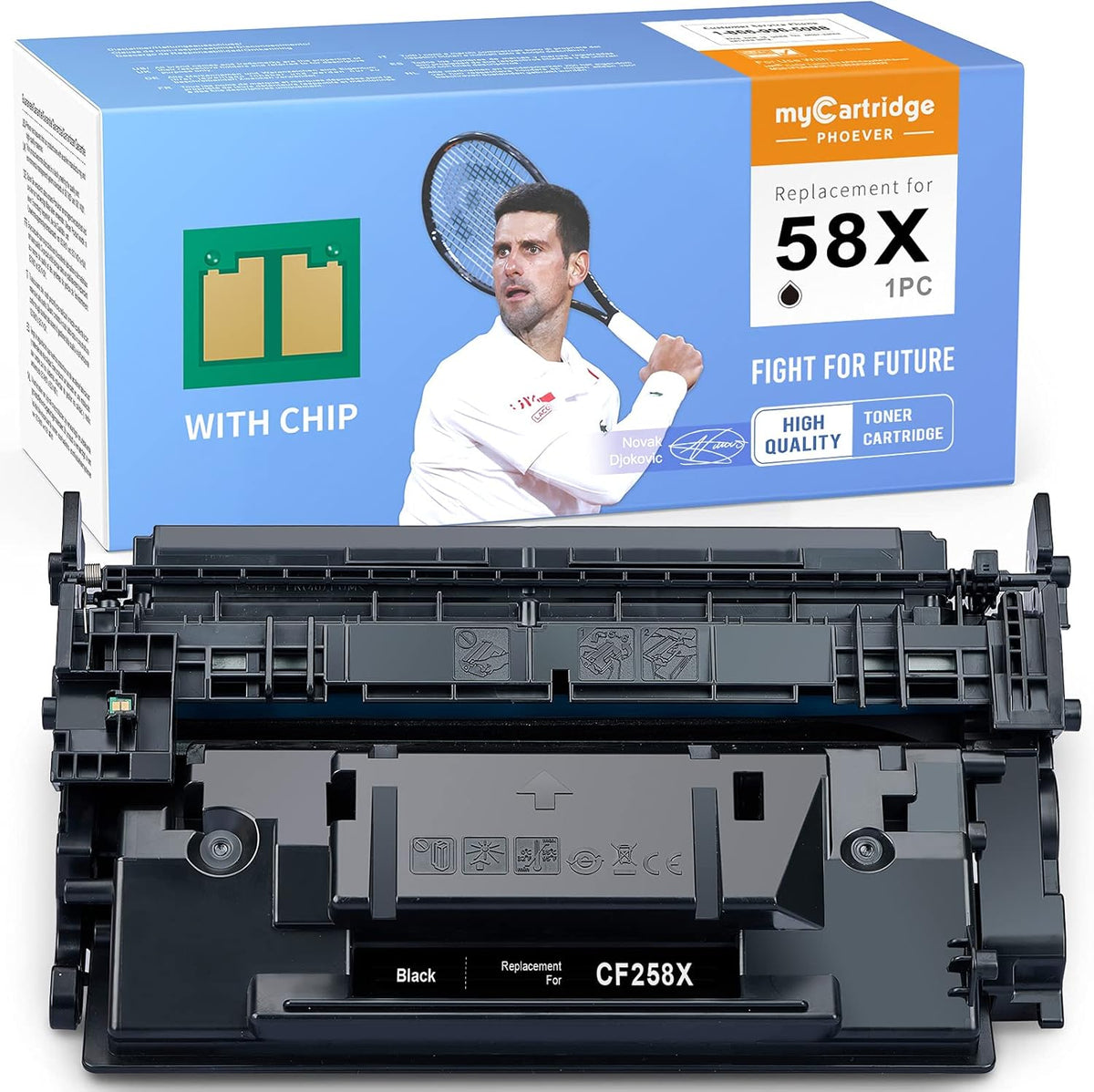 Remanufactured Toner Cartridge Replacement High Yield Black 2 Pack R95603