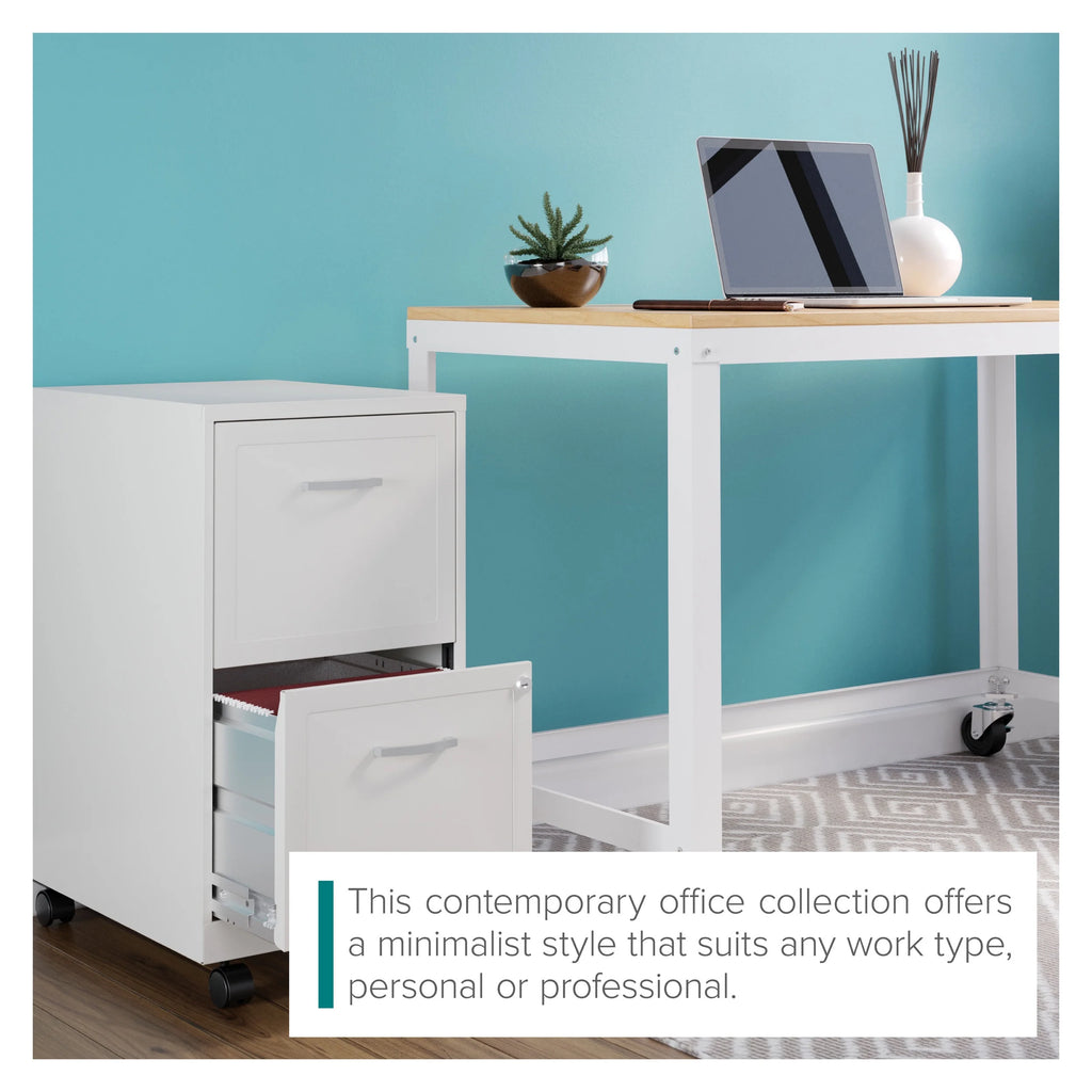48-inch Wide Mobile Metal Desk with Laminate Top K332070
