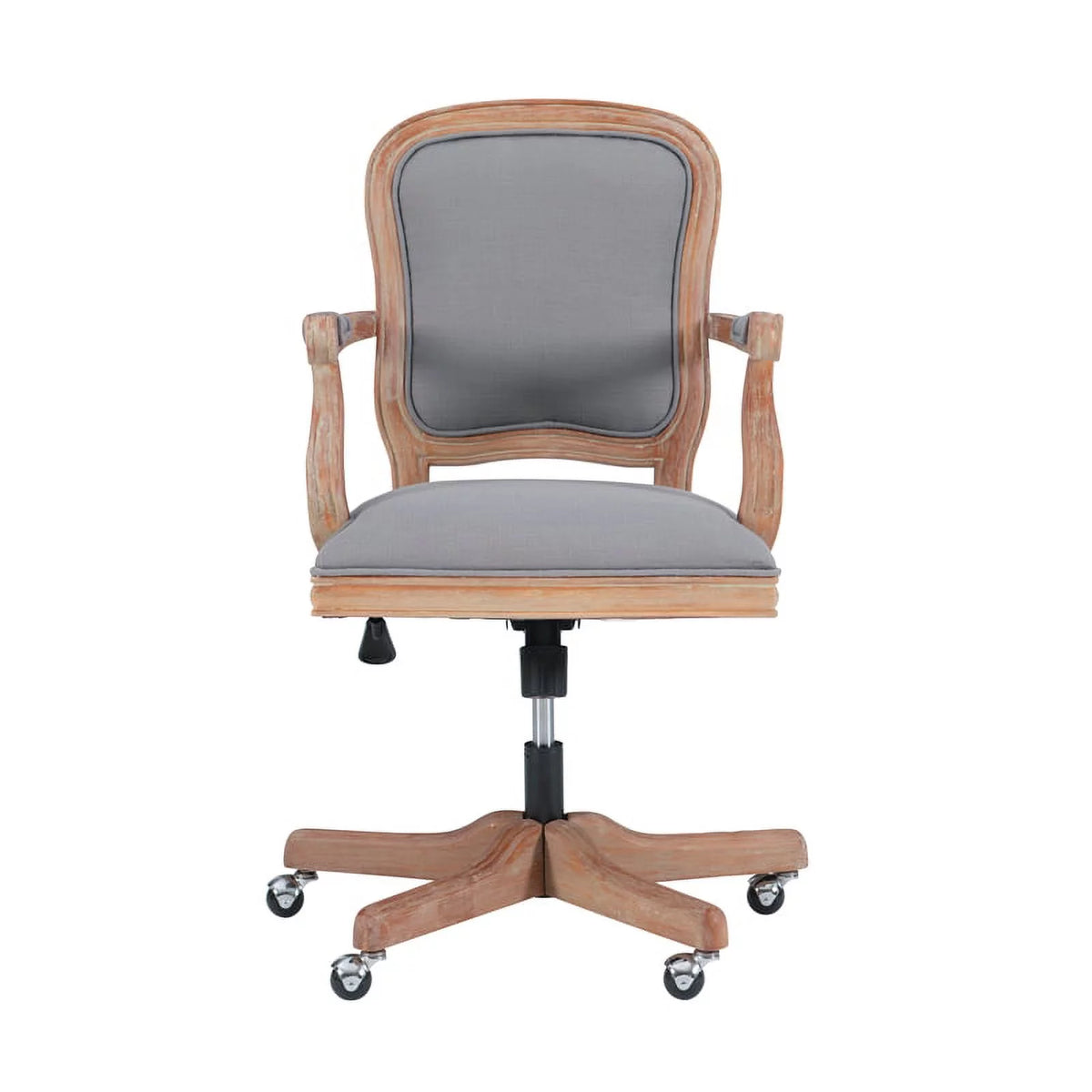 Light Gray Upholstered Office Chair Q278