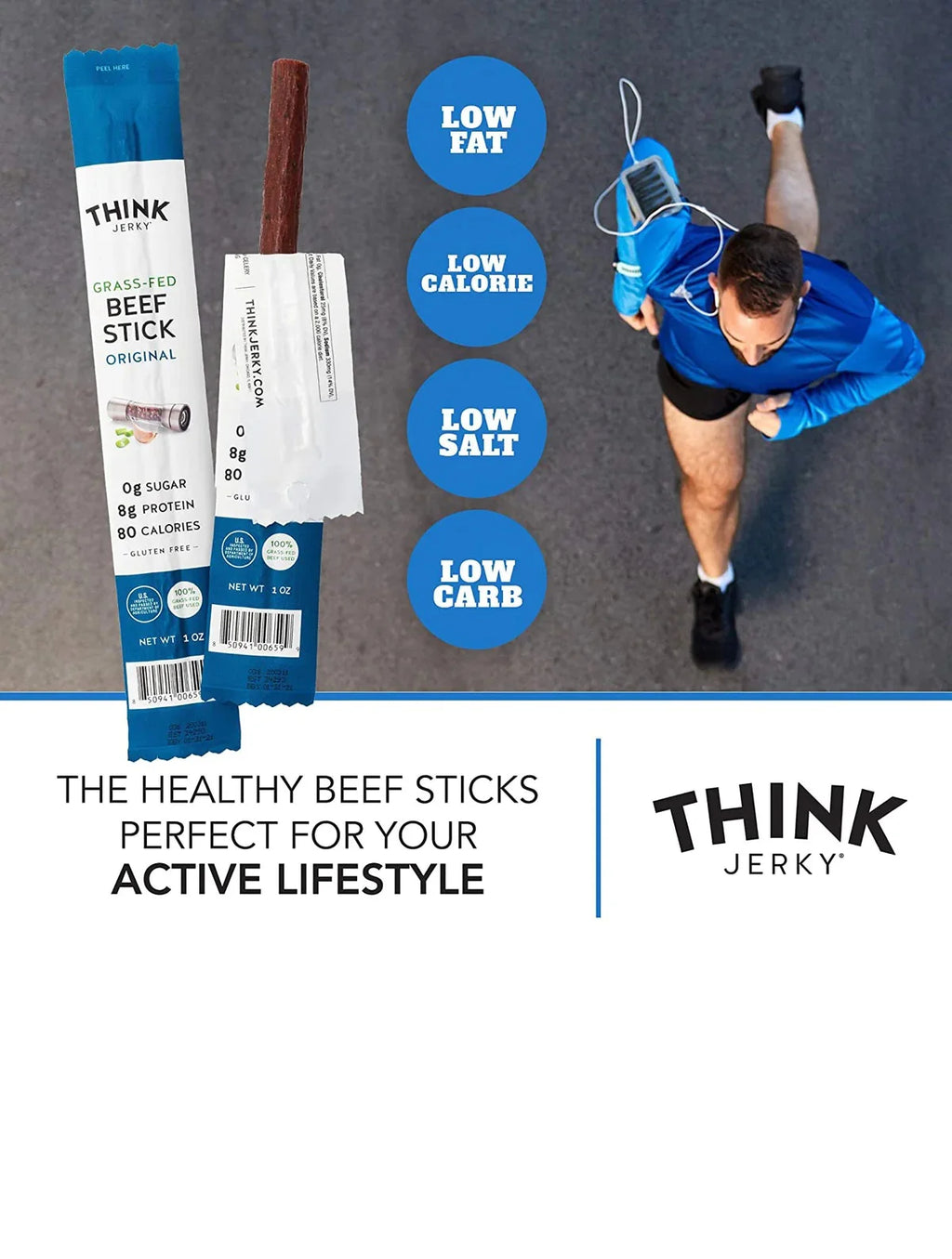 6 Pack of Grass Fed Beef Sticks 1 oz T804931