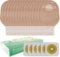 21 PCS Two Piece Drainable Ostomy Pouches with Barrier B9845