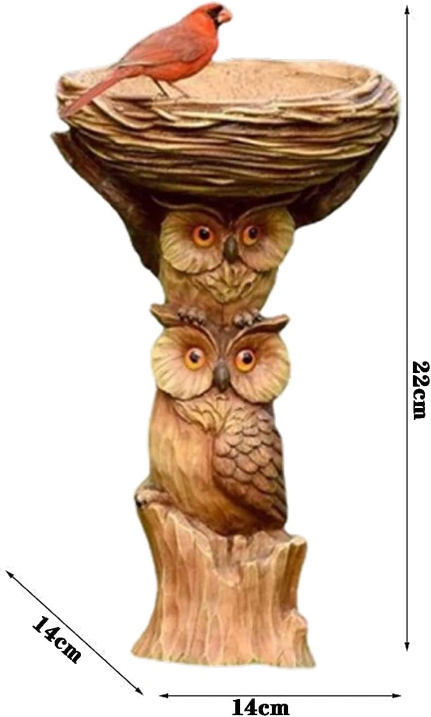 Resin Outdoor Bird Bath Bowl I727298