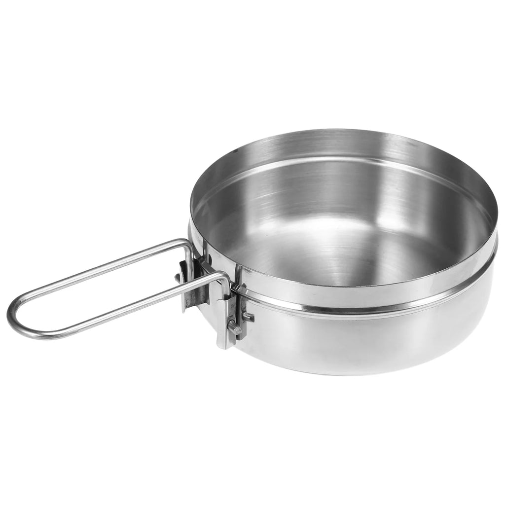 1L Stainless Steel Cooking Pot with Foldable Handle U310