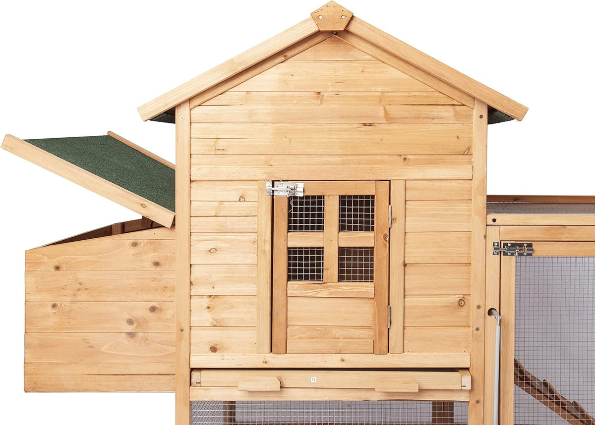 Natural Wood Chicken Coop J95422