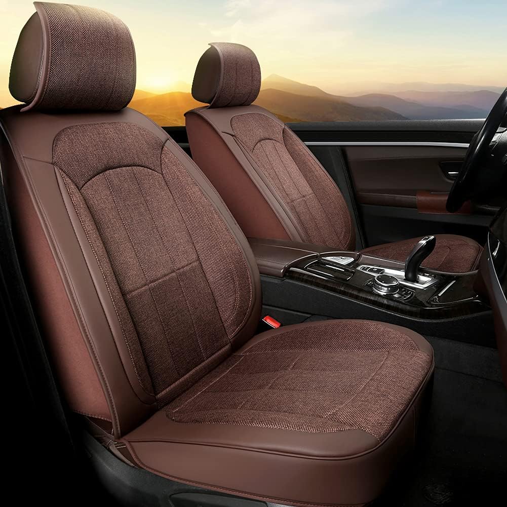 Gray Rear Bench Car Seat Cover J632