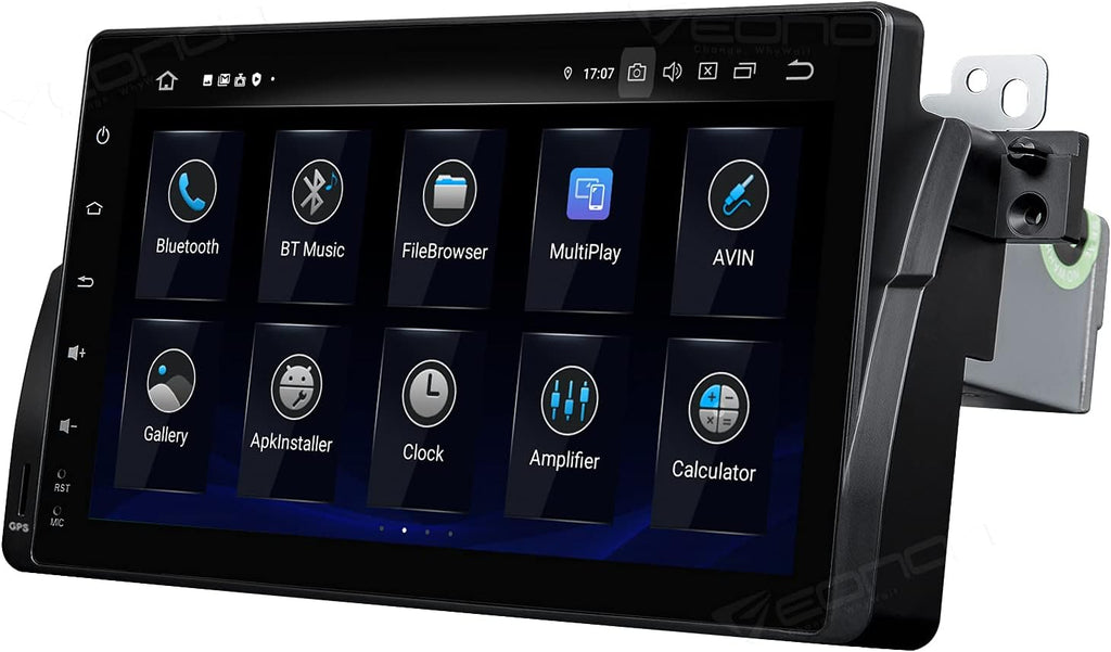 Android 11 Car Stereo with CarPlay Android Auto, 9 Inch Single Din Car Radio E960