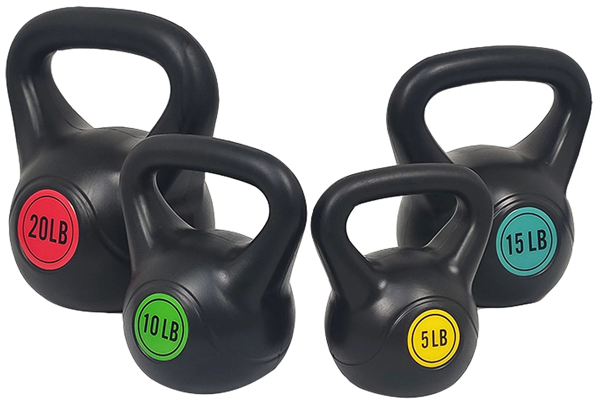 Wide Grip Kettlebell Set, 10lb 15lb 20lb N3153