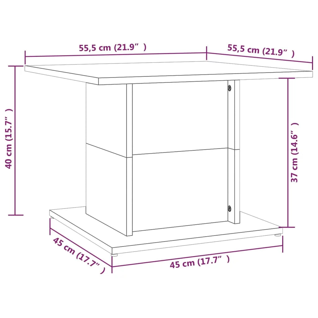 Sonoma Oak Engineered Wood Coffee Table U47939