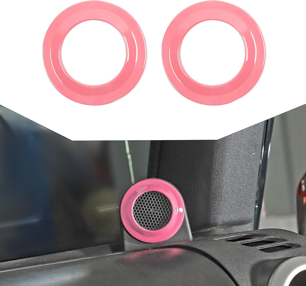Orange Car Interior Accessories Trim Stickers Y962234