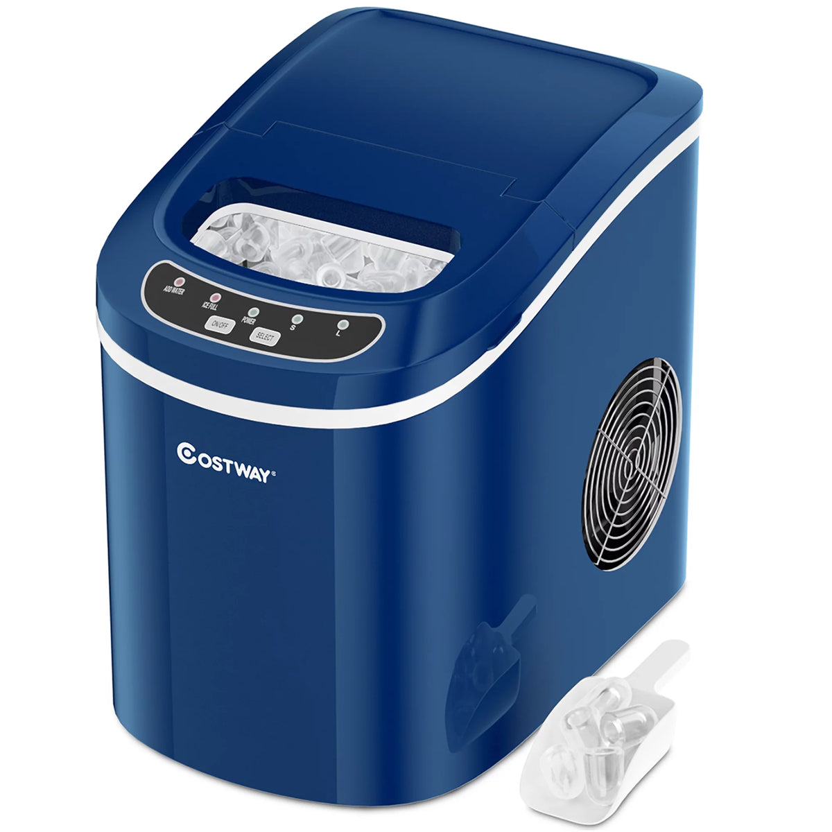 Red Portable Compact Electric Ice Maker Machine K435437