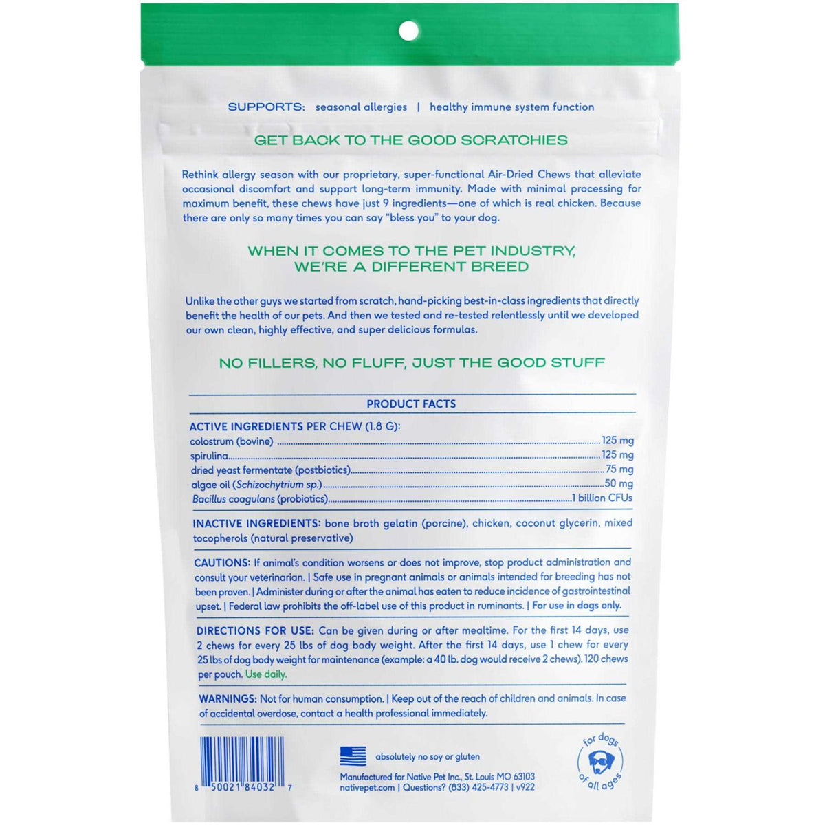 Allergy Chews for Dogs I267