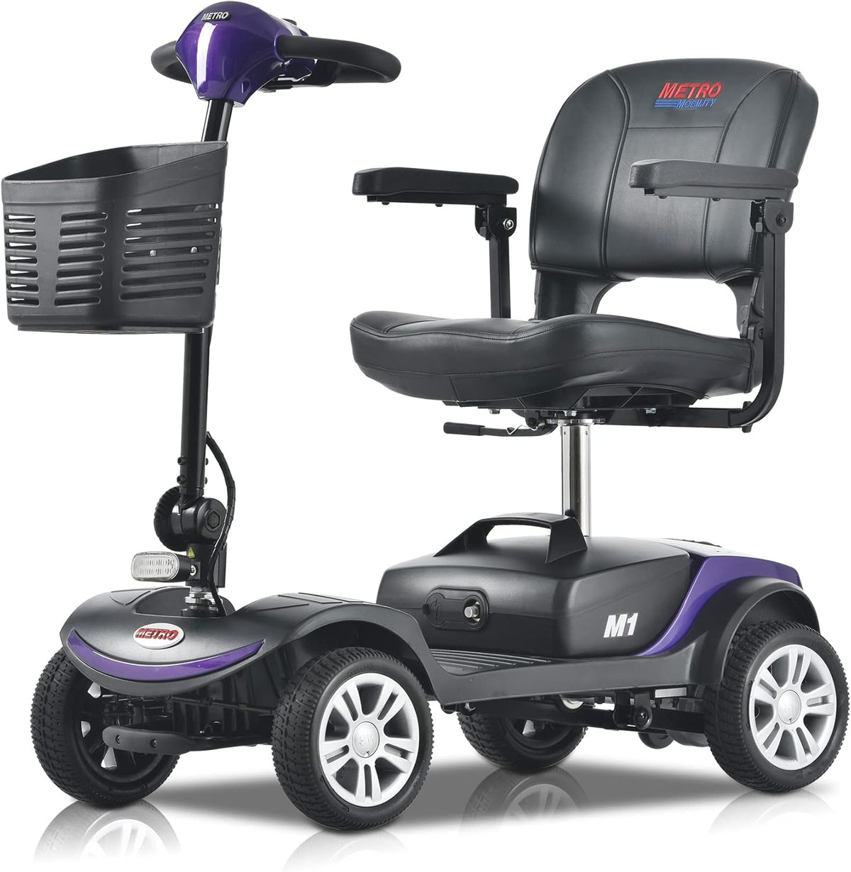 4 Wheel Electric Powered Mobility Scooter Compact Travel Lightweight A33291